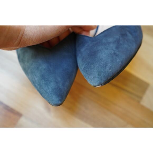 Cole Haan Cushioned Insole Grand OS Suede Courts Heels Pumps Dark Gray Size 6 - Picture 12 of 14